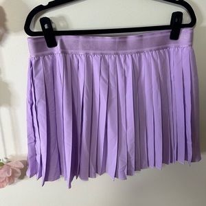 Pleated tennis skirt in size XXL color light purple never worn